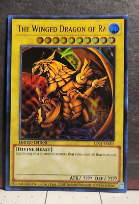 The Winged Dragon of Ra (25th Anniversary Edition) LC01-EN003 MISPRINT-image