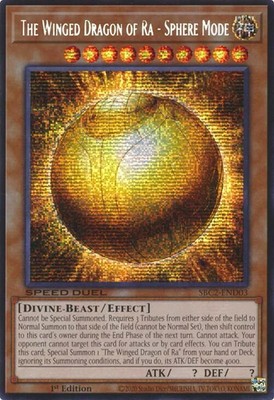 Lightly Played, English Yu Gi Oh The Winged Dragon of Ra - Sphere Mode - SBC2-EN-image