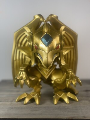 Funko Pop!!Yu-gu-oh: Winged Dragon of Ra #1098 Gold Metallic GameStop Exclusive-image