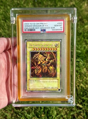 Psa 10 Winged Dragon Of Ra Game Boy Promo Advance Secret GBI-003 Yugioh 2003 Set-image