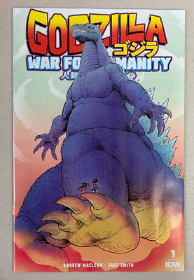 Godzilla War for Humanity #1 (2023) VF/NM 1:10 Sam Owen Variant IDW Toho Kaiju-image