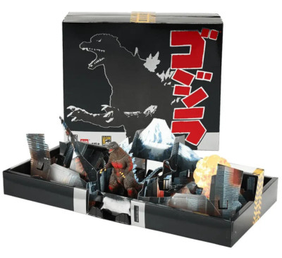 SDCC 2014 Bandai Godzilla 60th Anniversary Exclusive DIORAMA PLAYSET Sealed-image