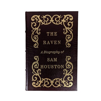 The Raven A Biography of Sam Houston Marquis James Easton Press Leather Bound-image