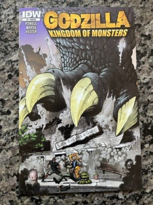 Godzilla Kingdom of Monsters #1  IDW Super-Fly Comics Retailer Variant VF/NM-image