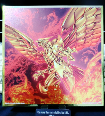 Yu-Gi-Oh The Winged Dragon of Ra QC Metallic Design Shikishi Panel Yugioh JAPAN-image