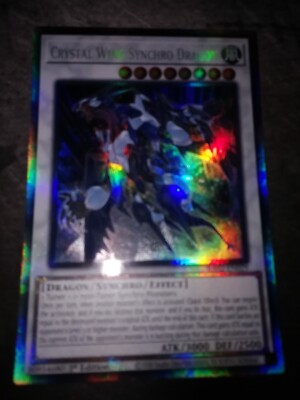 Yu Gi Oh - Crystal Wing Synchro Dragon - RA02-EN029 - Collector's Rare NM-image