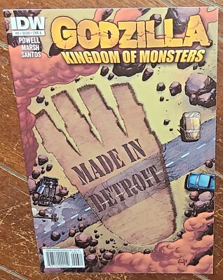 Godzilla: Kingdom of Monsters #6 by Alberto Ponticelli/Paul Hanley, (2011, IDW)-image