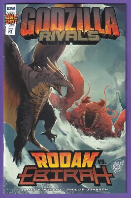 Godzilla Rivals Rodan vs Ebirah #10 1:10 Lindsay Variant Actual Scans!-image