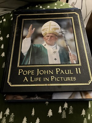 Pope John Paul II A Life In Pictures by Henri Tincq Easton Press Full Leather-image