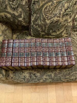 Easton Press 12 Volume Winston S. Churchill Biography By Martin Gilbert Leather-image