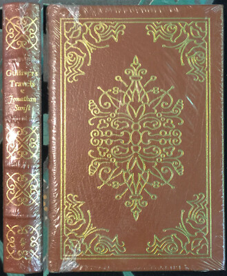 GULLIVER'S TRAVELS Jonathan Swift Easton Press 100 Greatest Leather LILLIPUT wOw-image