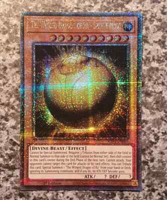 Yugioh RA01-EN007 The Winged Dragon of Ra - Sphere Mode 1st Edition QCSR MINT-image