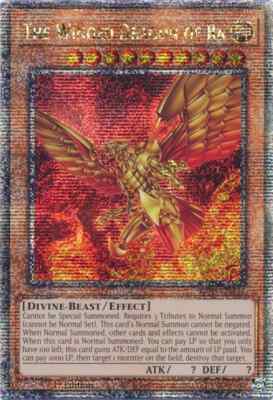 Yugioh RA03-EN137 The Winged Dragon of Ra QCSR 1st Edition MINT-image