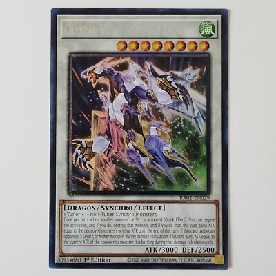 Crystal Wing Synchro Dragon - RA02-EN029 - Secret Rare - NM - 1st ed - Yugioh-image