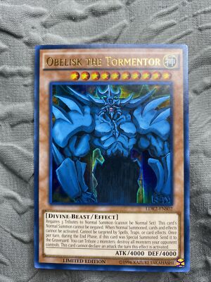 Obelisk the Tormentor LDK2-ENS02 ULTRA RARE Limited Edition MINT/NEAR MINT-image