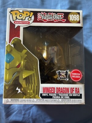 Funko Pop! Vinyl Super 6 in: Yu-Gi-Oh! - Winged Dragon of Ra (Metallic) (Super)-image