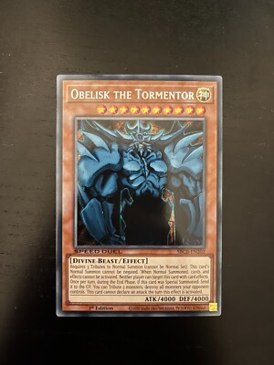 Yugioh  Obelisk the Tormentor - SBCB-EN202 1st Edition NM-Mint-image