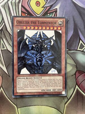 BP01-EN021 Obelisk The Tormentor Starfoil Rare Unlimited Edition NM Yugioh Card -image