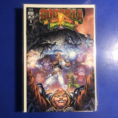 Godzilla vs Mighty Morphin Power Rangers II #1 Main Cover A MMPR Comic 2024 NM+-image