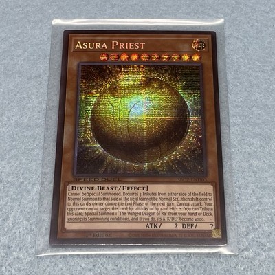 Yugioh MISPRINT The Winged Dragon of Ra Sphere Mode Asura Priest Wrong Name SBC2-image