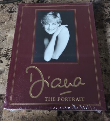SEALED Princess Diana The Portrait Leather Book Photos Easton Press-image