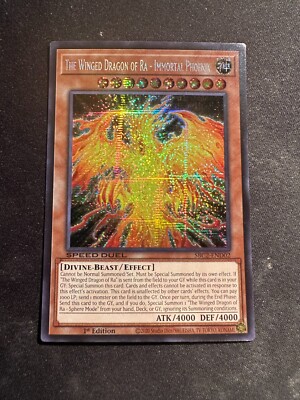 The Winged Dragon of Ra -Immortal Phoenix -SBC2-END02 -Secret Prismatic Rare N/M-image