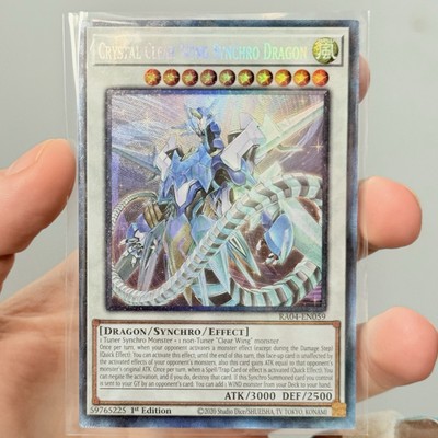 Crystal Clear Wing Synchro Dragon Collectors Rare RA04-EN059-image