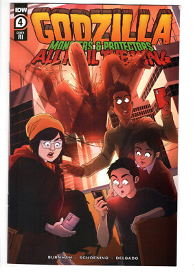 GODZILLA MONSTERS & PROTECTORS ALL HAIL THE KING #4 (2023) - GRADE NM - VARIANT!-image
