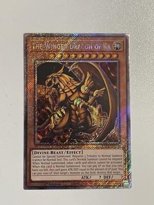 The Winged Dragon of Ra RA04-EN118 Platinum Secret Rare 1st Ed Yugioh NM-image