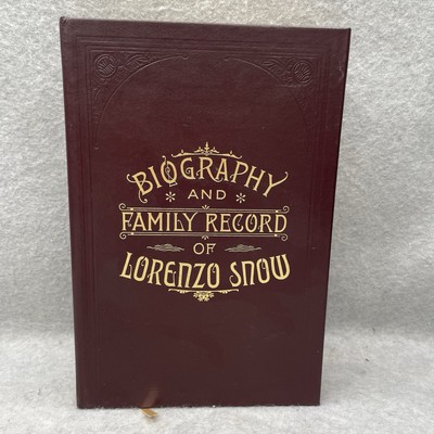 Biography and Family Record of Lorenzo Snow Leather LDS Mormon Employee Gift Ed-image