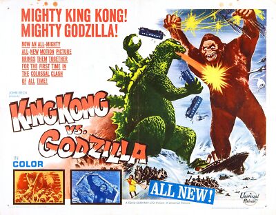 King Kong Vs Godzilla 05 Movie Poster Jigsaw Puzzle 120 300 Pieces Pick A Size-image