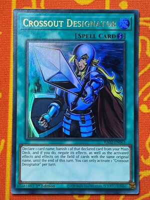 YUGIOH CROSSOUT DESIGNATOR ULTRA RARE 1ST NEAR MINT RA02-EN063-image