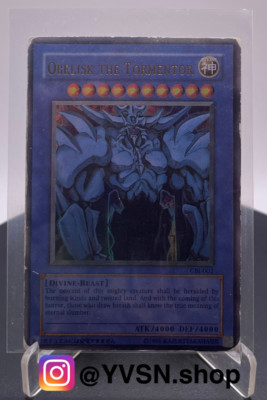 Yugioh! Obelisk The Tormentor GBI-002 Secret Rare Unlimited *see description*-image