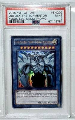 2015 Obelisk The Tormentor YUGI'S LEGENDARY DECK PROMO ENG02 PSA MINT 9-image