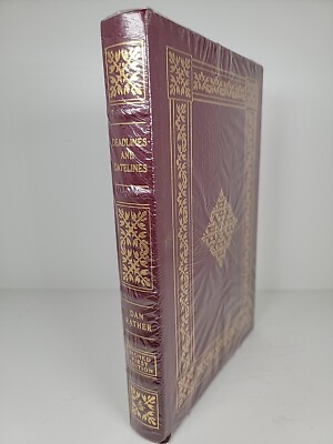 SIGNED Easton Press DEADLINES AND DATELINES by Dan Rather 1ST Edition SEALED-image