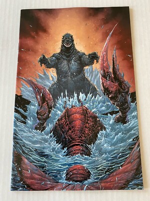 Godzilla Here There Be Dragons #4 (2023) 1:10 Kirkham Virgin Variant IDW 2023-image