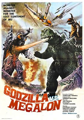 Godzilla Vs Megalon 02 Movie Poster Jigsaw Puzzle 120 300 Pieces Pick A Size-image