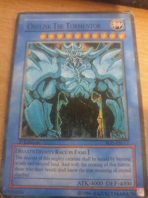 Obelisk The Tormentor GBI-002 1st Edition ultra rare-image