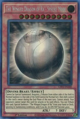 The Winged Dragon of Ra Sphere Mode Ghost Rare GFP2-EN180 Ghosts from the Past 2-image