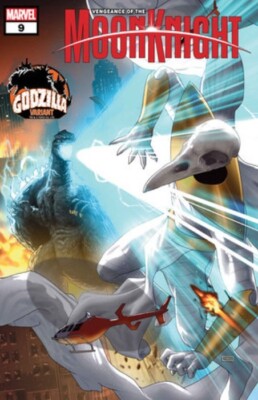 🌙 VENGEANCE OF THE MOON KNIGHT #9 TAURIN CLARKE GODZILLA VAR *9/11/24 PRESALE-image