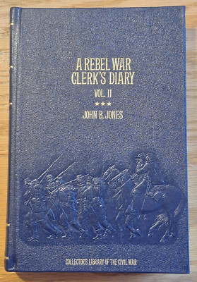 A Rebel War Clerk's Diary Vol II: Time Life Inc. Leather. 1982-image