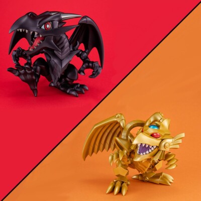 MEGATOON Yu-Gi-Oh! DuelMonsters Red-EyesBlackDragon & WingedDragon of Ra w/Card-image