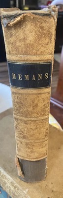 1850 the poetical Works of Mrs. Felicia HEMANS Leather bound-image