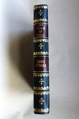 The Storm of Steel Ernst Junger Hardcover Handbound Leather English Translation-image