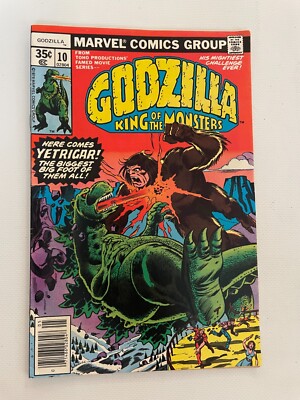 Godzilla # 10 VF/NM Marvel Comic Book Toho Dinosaur Monster 8 J263-image