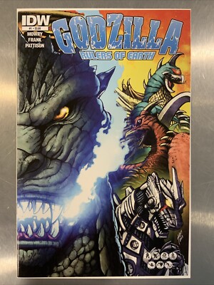 Godzilla: Rulers of Earth #1 IDW | Matt Frank Wraparound Cover Movie VF/NM-image