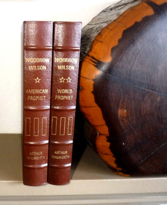 Easton Press: WOODROW WILSON (2 vol.) by A. Walworth  Library of Presidents-image