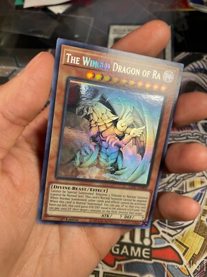 ***The Winged Dragon of Ra 1st Edition*** Ghost Rare | LED7-EN000 | Yugioh! NM-image
