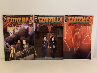 Godzilla Monsters + Protectors All Hail The King 1-3 RI 1:10 IDW-image
