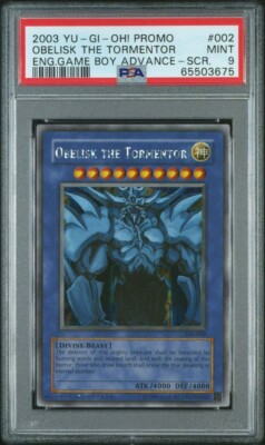 YU-GI-OH! Obelisk The Tormentor Gbi Secret Psa 9-image